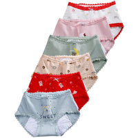 6pcs Leakproof Period Underwear Set for Women - Comfortable & Sexy Menstrual Panties