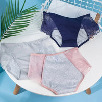 1pc Women Sexy Lace Cotton Physiological Period Leak Proof Menstrual Panties Breathable Elasticity Underwear briefs 2023