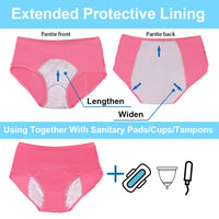 High Waist Menstrual Period Panties - Leak Proof, Sexy Incontinence Underwear for Women