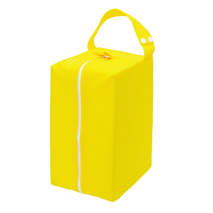 eezkoala wet bag high-capacity baby pods bag nappy bag waterproof reusable washable cloth diaper bag yellow-wet bag