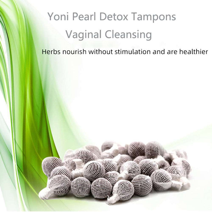EcoPads® Tampons Yoni Detox Pearls Vaginal Cleansing Treatment Tampons - TheEcoPad®