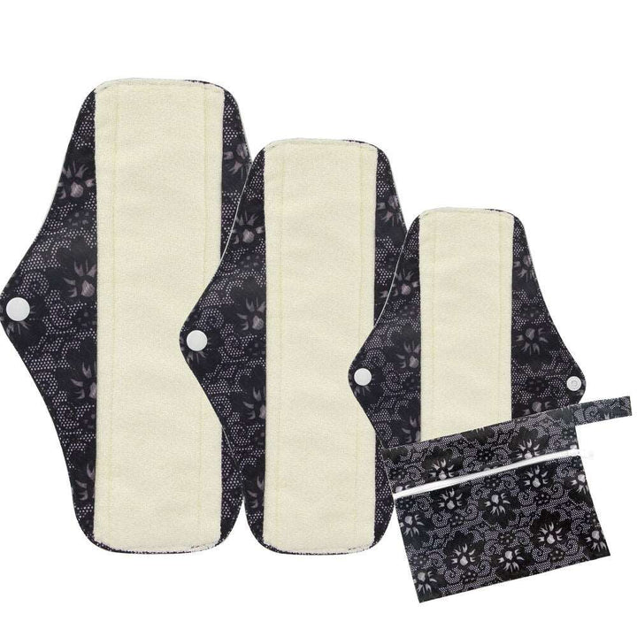 Reusable Menstrual Sanitary Pads (2L + 2M + 2S + Free Wet Bag) - TheEcoPad®