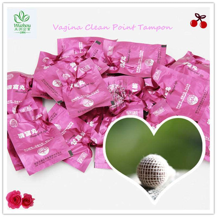 EcoPads® Vagina Tampon Treatment Herbal Medicine Swab Detox 20 pcs - TheEcoPad®