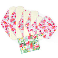 EcoPads® Full Pack - Reusable Menstrual Sanitary Pads (2L + 2M + 2S + Free Wet Bag) - TheEcoPad®